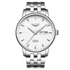 Guanqin 16058 Relógio de Pulso Fashion Luminoso com Calendário Masculino Recortado Totalmente Automático Mecânico Marca Relógio à Prova d'Água Pode