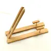 Suporte de Bambu para Leque de Quatro Estações, Suporte de Plástico Estável Universal para Leque, Exibição de Artesanato, Suporte Dobrável de Madeira Maciça para Leque, Cabo de Leque, Leque Laqueado