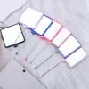 Nuevo Espejo de Maquillaje Cuadrado Portátil DIY Espejo con Abalorios de una Cara Espejo Portátil para la Apariencia de las Niñas