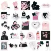 52 adesivos de graffiti estilo ins de pólvora negra pequenos frescos mais vendidos decoração de cartão goo DIY copo d'água capa de celular adesivos para diário