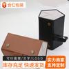Caja de Almacenamiento de Gafas con Múltiples Compartimentos, Estuche de Cuero para Gafas con Múltiples Compartimentos, Estuche Plegable Hecho a Mano para Gafas de Sol, Portátil