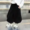 Pantalones Farol de Invierno para Niño Forrados de Vellón de Chenilla 2025 Nuevo Estilo Coreano Pantalones Casuales Elegantes para Niños Pantalones de Bebé a la Moda