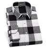Camisa xadrez de algodão nova primavera 2024, manga comprida, estilo respirável, casual, para todos os gostos, camisa de algodão