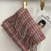 Atacado de Fábrica Outono e Inverno Espessado Moda Feminina Lenço Grande Estilo Chanel Estilo Britânico com Color-Blocking Lenço Estilo Coreano Atacado