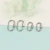 Hebilla de collar pulsera de acero inoxidable DIY accesorios de joyería hechos a mano joyería ropa hebilla de equipaje hebilla de conexión de cadena venta al por mayor