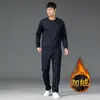 Conjunto de Ropa Deportiva para Hombre, Conjunto de Dos Piezas de Sudadera de Cuello Redondo y Pantalones de Chándal Otoñales, Conjunto Casual de Forro Polar Holgado para Hombre 33