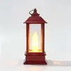 Venda Quente Transfronteiriça Lanterna Pequena Colorida Retrô Lâmpada de Vela Simulação LED Decoração de Mesa Festa de Natal Ano Novo Presente