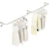 Loja de Roupas Femininas Espessada Prateleira de Exposição de Roupas Montada na Parede Haste de Pendurar Roupas Infantis de Aço Inoxidável Cabide de Roupas Pendurado Lateral Celebridade da Internet