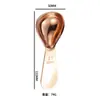 Colher Medidora de Aço Inoxidável 304 15/30ml para Pó, Chá, Café, com Escala, Ferramenta de Confeitaria, Colher de Leite em Pó, Compacta