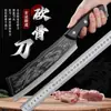 Cuchillo Engrosado para Matar Dragones, Cuchillo de Carnicero de Cocina, Cuchillo para Cortar Huesos al Aire Libre, Cuchillo Especial para Trocear Huesos, Cuchillo Hachuela para Huesos