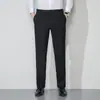 Pantalones Elásticos Cuatro Direcciones Sin Planchar de Gama Alta para Hombre Otoño 2026 Pantalones de Papá Fácil Cuidado Casual Largos