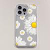 Funda Transparente de Girasol Transfronteriza para iPhone 18 Pro, Funda con Agujero Grande para iPhone 13, Funda con Purpurina a Prueba de Golpes para iPhone 14 Pro