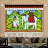 Palácio de Tecido de Xizang Decoração de Paisagem Pintura em Tecido Casa de Hóspedes Quarto de Hóspedes Pintura de Parede Cultura de Xizang Pintura em Tecido Tecido Pendurado Bandeira Pendurada