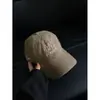 Boné de Baseball Bordado com Letras Estilo Lu Yuxiao Feminino Lançamento Primavera 2026 Top Macio Aba Curva Boné de Pai Masculino Faz o Rosto Parecer Menor
