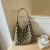 2026 Nuevo Bolso Sencillo Versátil de Lunares de un Hombro para Debajo del Brazo Bolso Cruzado Casual de Moda de Gama Alta para Mujer