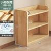 Estante de Canto de Madeira Maciça Cuidadosamente Selecionada, Rack de Armazenamento de Chão, Armário Estreito de Pinus, Armário de Armazenamento Doméstico Infantil, Estante Simples