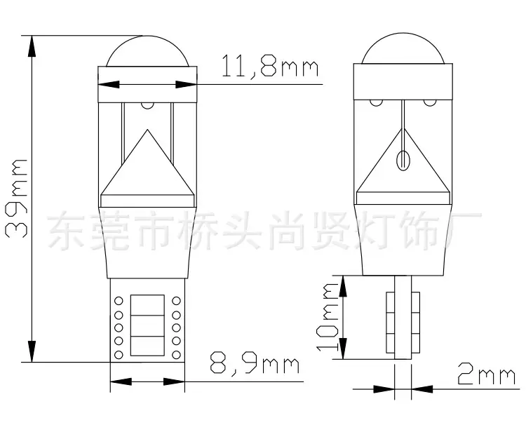 T10-CREE-9W canbus
