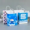 Saco de Papel Kraft em estoque Mais Logo Saco de Papel para Café Chá com Leite Presente Promocional para Negócios Bolsa de Mão Presente de Mão Impressão Colorida