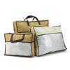 Bolsa textil no tejida para el hogar, bolsa de almacenamiento para ropa de cama, a prueba de polvo, para edredones, con cremallera, venta al por mayor