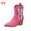 Liu Fu 2026 Outono/Inverno Novas Botas Femininas de Escama de Peixe Tamanho Grande para Comércio Exterior WISH Amazon Botas de Couro Femininas Europeias e Americanas