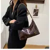 Bolso de Hombro con Cadena de Gran Capacidad, Simple y Elegante, para Debajo del Brazo, Nuevo Otoño 2025, Retro, de Nicho, Cruzado, para Viajar