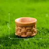 Conejo creativo que brilla en la oscuridad, decoración DIY de paisaje en miniatura, pequeñas manualidades de resina para escritorios e interiores de automóviles
