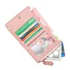 Billetera Corta para Mujer de Nuevo Estilo, Monedero con Cremallera de Moda, Estilo Coreano, Sencillo y Versátil, Billetera para Estudiante con Múltiples Ranuras para Tarjetas al por Mayor