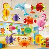 Decoraciones de Actividades de Temporada de Regreso a Clases con Temática Oceánica de Verano para Jardín de Infantes Adornos Colgantes de Cumpleaños Medusas Burbujas Banderines