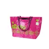 Bolsas tejidas de PP personalizadas de mano con logo para compras, gran capacidad, adecuadas para exposiciones de ropa, bolsas para mudanzas tipo piel de serpiente, bolsas tejidas laminadas hechas a medida
