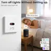 Interruptor de Sensor de Onda Infrarroja para Pared Inteligente Wifi Tuya Panel Táctil Sin Contacto Interruptor de Sensor con Control Remoto Estándar UK/EU
