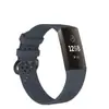 Adecuado para Fitbit Charge 3/4 Correa de Silicona Charge-3/4 Modelo Deportivo Pulsera de Repuesto Inteligente