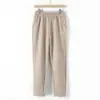Pantalones de madre, nuevos pantalones casuales de lana de otoño para mediana edad y ancianos, elegantes pantalones largos de primavera y otoño, pantalones rectos de cintura alta elásticos