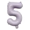 Globos de Papel de Aluminio de 16 pulgadas Color Morado Macarrón Morado Claro Letras A-Z Números 0-9 Decoración para Fiesta de Cumpleaños Globos Banner