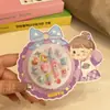 Pegatinas para Uñas Infantiles Niña Autoadhesivas Dibujos Animados Lindas Princesa Pegatinas para Dedos No Tóxicas e Inodoras Pegatinas para Uñas
