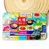 Serie YunnanAtracciones Culturales y Creativas ÚnicasXishuangbannaCiudad TurísticaSouvenirImanes de Refrigerador de Madera