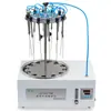 Instrumento de baño de agua redondo con soplado de nitrógeno, laboratorio, soplador de nitrógeno, concentrador, instrumento de soplado de nitrógeno de 12 orificios, instrumento de soplado de nitrógeno