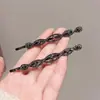 Presilha de Cabelo para Mulheres com Franja, Grampo para Franja, Presilha Lateral para Orelha, Presilha com Strass, Presilha de Cabelo de Luxo, Grampo Superior