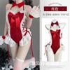 Lencería sexy de Sansheng Yin con pecho pequeño, uniforme de sirvienta, mono tentador, pijama sin pasión 2529