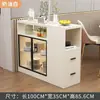 Mueble lateral para sofá con división para recibidor sala de estar, mueble bar para apartamento pequeño, mostrador de bar de gran capacidad, aparador de lujo ligero