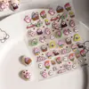 Pegatinas de Uñas Artísticas Conejo Rosa Dopamina 3D Taza de Agua Impermeables Pegatinas Adhesivas Impermeables para Planificador Funda de Teléfono Uñas DIY