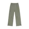 Pantalones impermeables con forro de polar para hombre para otoño e invierno, pantalones de trabajo holgados rectos de moda para exteriores, pantalones casuales gruesos