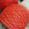 Hilo de burbujas mágico de doble luz hilo hueco hilo hecho a mano oso de peluche muñeca hilo de seda brillante