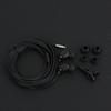 Fones de Ouvido para Monitoramento de Placa de Som 3m Microfone Universal para Transmissão ao Vivo Anchor Fones de Ouvido Universais Tipo Intra-Auricular com Fio 3,5mm