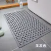 Nueva Alfombrilla Rectangular para Piso de Baño para Uso Doméstico en Duchas, Alfombrilla Antideslizante y Anticaídas con Ventosas y Agujeros Grandes para Masaje de Pies