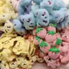 Gomas para el pelo de niños, Cuerdas de pelo de felpa lindas, Accesorios para el pelo de princesa lindos coreanos, Lazos dulces, Accesorios para el pelo de animales para niñas pequeñas