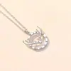 Explosiones Ciervo Dulce Fresco ¿Tienes Collar de Pareja Colgante de Moda para Hombres y Mujeres Sentido de Diseño de Nicho Regalo de San Valentín Accesorios
