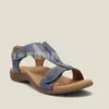 43 tamanho grande fundo grosso salto plataforma sapatos femininos fivela de velcro sandálias femininas
