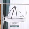 Cesto Secador de Roupas, Rede Secadora de Roupas, Bolsa de Malha Plana Dupla Camada, Varal Doméstico para Meias, Suéteres de Lã e Suéteres