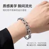 Pulsera de Acero de Titanio Ultra-Minimalista Hebilla en Forma de U Herradura Venta Caliente Transfronteriza para Mujer Pulsera de Acero Inoxidable Pulido Electrochapado