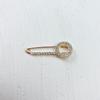 Nuevo Pin Exquisito para Pareja Broche Simple Elegante Estilo Chanel Accesorios Botón de Camisa Estilo Chino Pin de Botón para Mujer